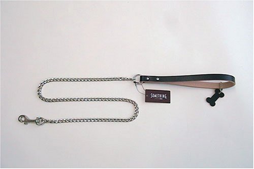 SOMETHING レザー&メタルリード SS マットネイビー 134389