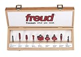 Freud 88-100 9-Piece Router Bit Set, 1/4-Inch Shank