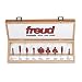 Freud 88-100 9-Piece Router Bit Set, 1/4-Inch Shank