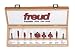 Freud 88-100 9-Piece Router Bit Set, 1/4-Inch Shank