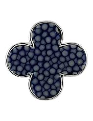 Blue Finger Ring - Genuine Stingray Skin Leather