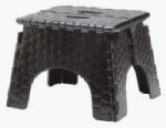 B&R Plastics 101-6AS-ASST EZ Foldz Step Stool – Pack of 6