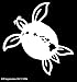 UR Impressions Hawaiian Islands Sea Turtle Decal Vinyl Sticker Graphics Car Truck SUV Van Wall Window Laptop|White|5.5 Inch|URI061