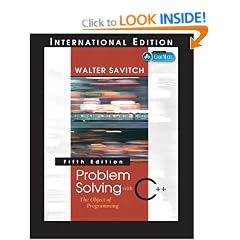 Problem Solving with C++: The Object of Programming, 5th Edition (International Edition)