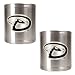 Arizona Diamondbacks MLB 2pc Stainless Steel Can Holder Set- Primary Logo by Great American Products