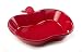 Chantal Ceramic Apple 10-Inch Deep Dish Pie Plate, Glossy Red