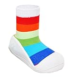 (コ-ランド) Co-land 可愛い ファーストシューズ ベビー靴下 赤ちゃんシューズ 靴 滑り止め 男の子 女の子 新生児 練習靴 キッズスニーカー カラフル2 14cm