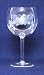 Individually Hand Etched Trout Red Wine Glass 7 1/4"H Set / 4