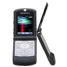Motorola V3 - Orange - Pay As You Go Mobile Phone - Black