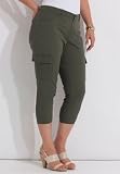Denim 24 7 Plus Size Cargo Capris