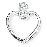 9ct White Gold Diamond Pendant