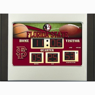 Florida State Seminoles Scoreboard Desk Clock