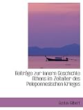 Beiträge zur Innern Geschichte Athens im Zeitalter des Peloponnesischen Krieges - Gustav Gilbert