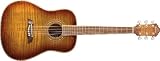 Oscar Schmidt by Washburn OG1 3/4 Size Acoustic Guitar - Flame Yellow Sunburst