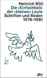 Die  Einfachheit  der  kleinen  Leute