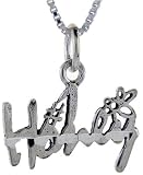 Sterling Silver #1 Honey 1 (25mm) wide Talking Charm.