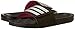 adidas Women's Adissage 2.0 Slides Sandal, Core Black/Silver/Shock Pink, 6