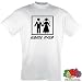 Junggesellenabschied JGA T-Shirt Game Over-Weiss-L