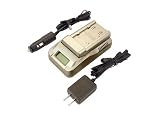 Hi-Capacity Camcorder Battery Charger for Hitachi & Panasonic(CGR-D120 & CGA-DU07)