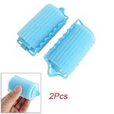 Lady DIY Hairstyle Skyblue Sponge Roller Hair Curler Beauty Tool 2 Pcs