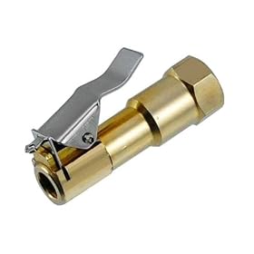Lock-On Solid Brass Straight Tire Chuck - Quick Release Lever by Pro Tools
