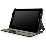 BoxWave Samsung Galaxy Tab 7.0 Plus Nero Leather Book Jacket - Protective Synthetic Leather Folding Folio Cover with Adjustable Multi-Angle Viewing Stand - Samsung Galaxy Tab 7.0 Plus Cases and Covers