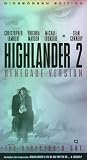 VHS : Highlander II: The Quickening (Renegade Version - Director's Cut)