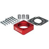 Airaid 310-510 PowerAid Red Anodized Aluminum Throttle Body Spacer