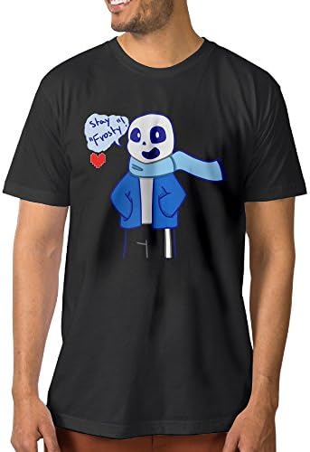 GBABY3 Men's Tee Under Sans Tale Black Size 3X