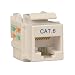 TRIPP LITE Cat6/5e White Wallplate Keystone Jack, Punch-Down/RJ45 F TAA GSA (N238-001-WH)