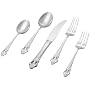 Ginkgo Fleur de Lis 20-Piece Flatware Set, Service for 4