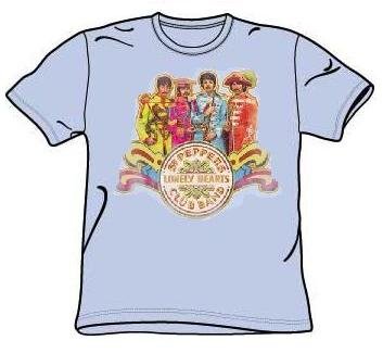 Cover image : Beatles Sgt Pepper T-Shirt Vintage Powder Blue tee