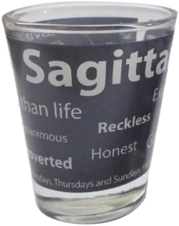 Shot Glass Zodiac Sign - Sagittarius (Nov 23 - Dec 22)
