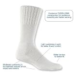 Thorlo Western Boot Socks-White TWW by Thorlo