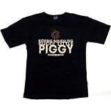 Piggies(Tシャツ)(ブラック)(Lサイズ）(HWZCD-36443)