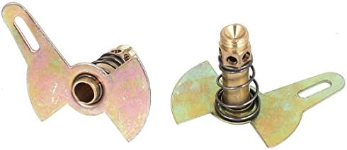 Yiiho Liquefied Natural Gas Stove Burner Cooker Single Leaf Nozzle Bronze Tone 2Pcs