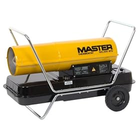 165000 Btu Kerosene diesel Forced Air Heater w T (220-B165DT) by Kerosene Heaters