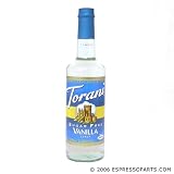 Torani Sugar Free Vanilla Syrup - Italian Syrup 750ml - 25.4oz