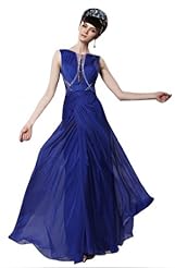 Chiffon/Taffeta/Tulle Lace Applique Beaded Crystals Crystal Sequined Bridesmaid Dress 