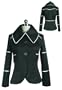 Black Japan Gothic Trimming Blazer Jacket
