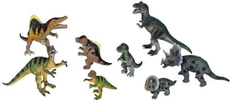 World Animals Dinosaur Playset, 8-Piece