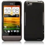 Slabo Silikon Schutzh�lle H�lle Case f�r HTC One V - TRANSPARENT SCHWARZ | CLEAR BLACKvon "Slabo"