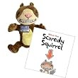 Scaredy Squirrel Hardcover Book with Plush Puppet