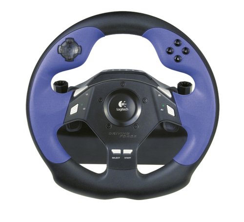 Childrens Toyshop  Video Games : Driving Force Steering Wheel (PS2)