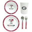 Georgia Bulldogs NCAA Children's 5 Piece Dinner Set by Duck House