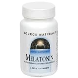 Source Naturals Melatonin, Peppermint, 5 mg, Tablets, 200 tablets