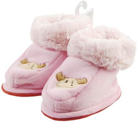 Ola Nesje Pink Toddler Slippers with a Moose 46105