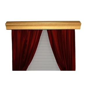 BCL Drapery Hardware 68BAGG Curtain Rod Cornice, Baxter Custom Molding, Genova Gold,... by BCL Drapery Hardware