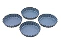 Faringdon Set of 4 Non-Stick Individual Quiche/Tart Pans