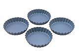 Faringdon Set of 4 Non-Stick Individual Quiche Tart Pans